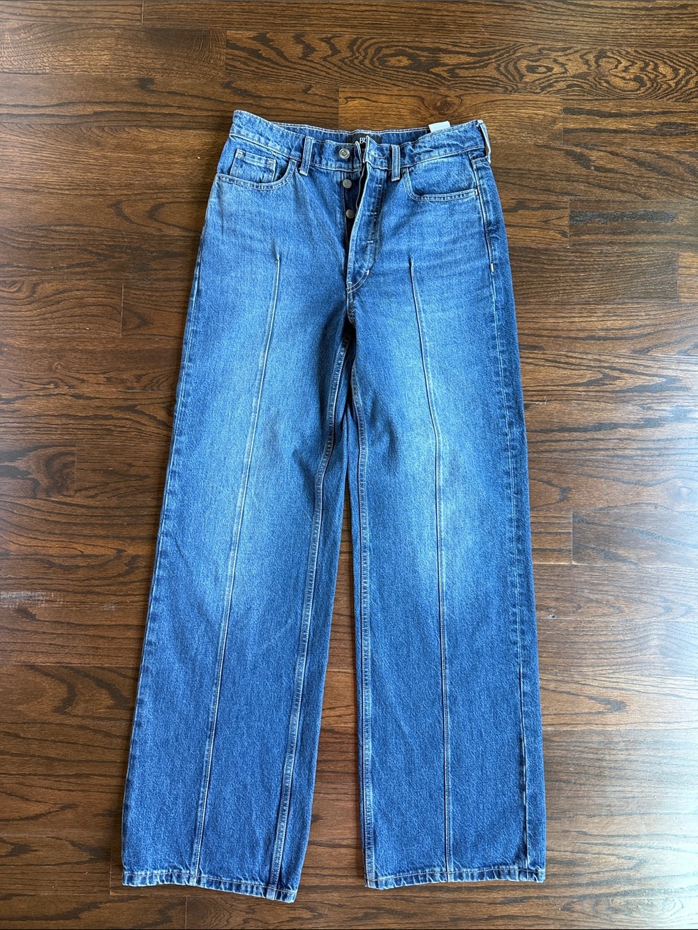 Banana Republic Blue Straight-Leg Women's Jeans